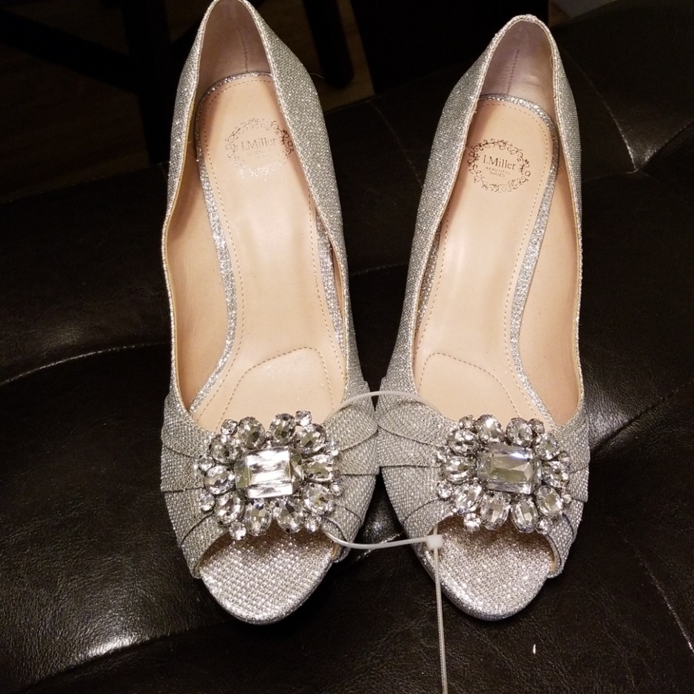 Silver shoes